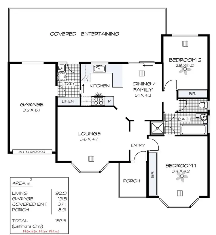 Floorplan of Homely house listing, 55 Clipper Court, Encounter Bay SA 5211