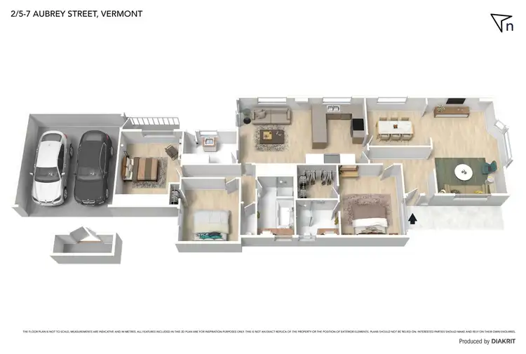 Floorplan of Homely unit listing, 2/5-7 Aubrey Street, Vermont VIC 3133