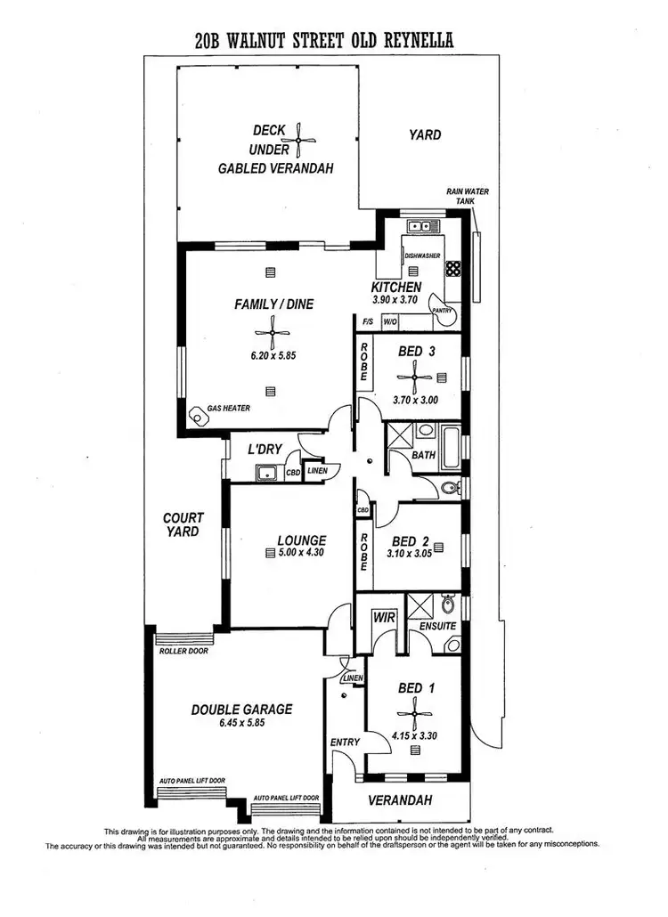 Floorplan of Homely house listing, 20b Walnut Street, Old Reynella SA 5161