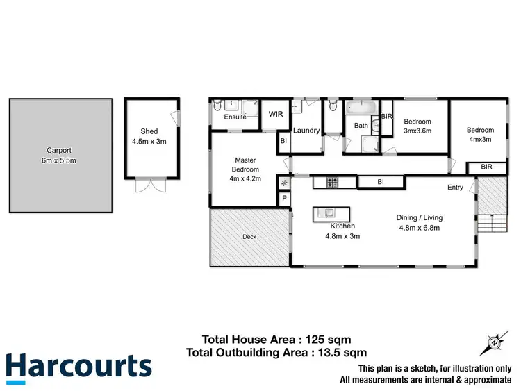 Floorplan of Homely house listing, 51 Mannata Street, Lauderdale TAS 7021