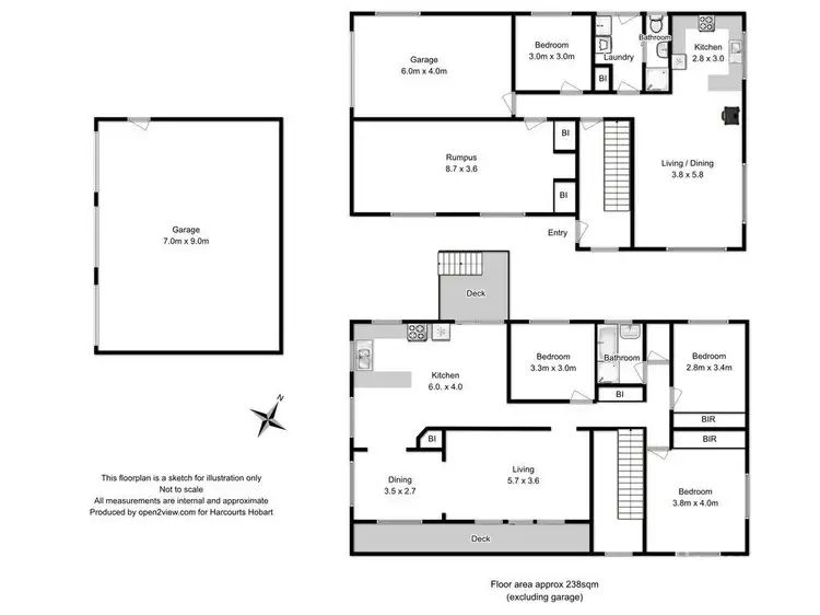 Floorplan of Homely house listing, 9 Higson Street, Midway Point TAS 7171