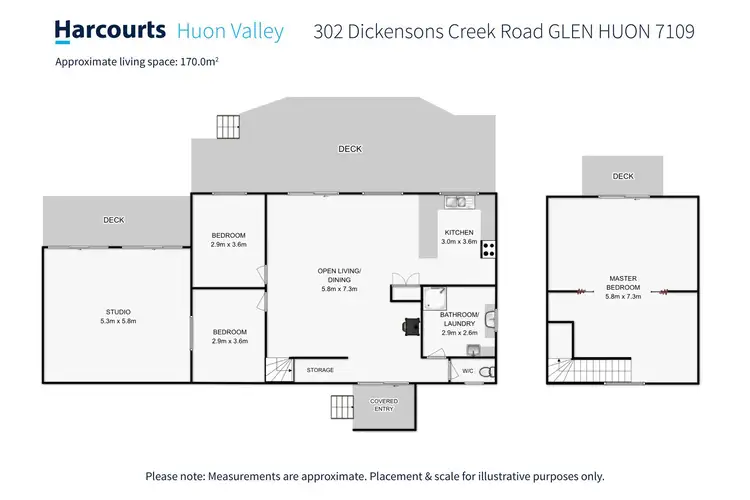 Floorplan of Homely house listing, 302 Dickensons Creek Road, Glen Huon TAS 7109