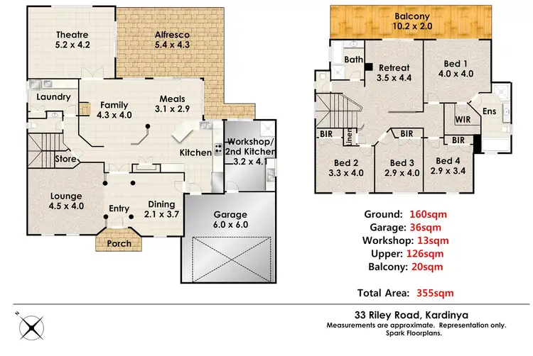 Floorplan of Homely house listing, 33 Riley Road, Kardinya WA 6163