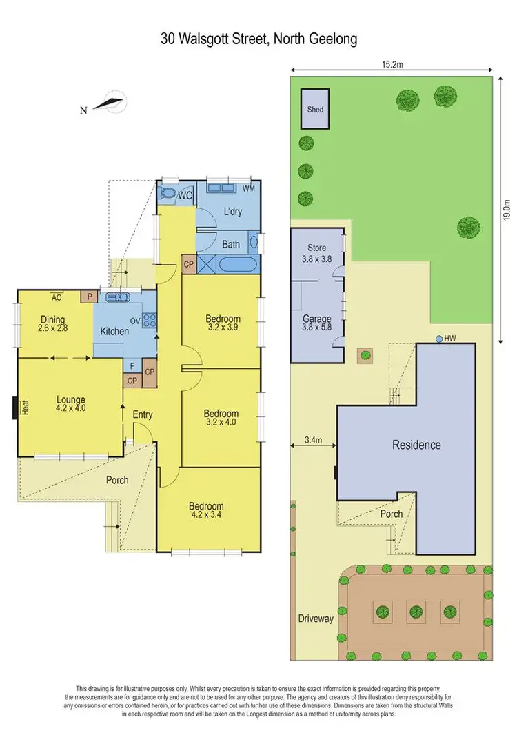 Floorplan of Homely house listing, 30 Walsgott Street, North Geelong VIC 3215