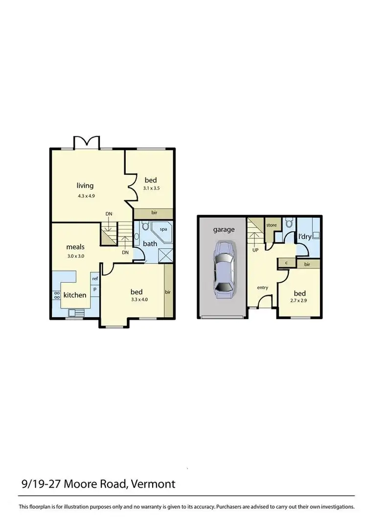 Floorplan of Homely unit listing, 9/19-27 Moore Road, Vermont VIC 3133