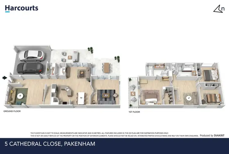 Floorplan of Homely house listing, 5 Cathedral Close, Pakenham VIC 3810