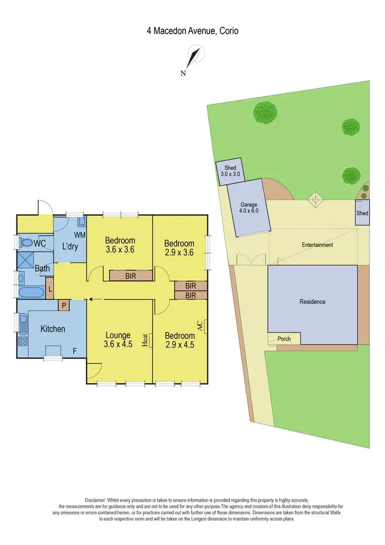 Floorplan of Homely house listing, 4 Macedon Avenue, Corio VIC 3214
