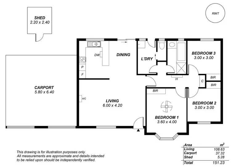 Floorplan of Homely house listing, 1/23 Elizabeth Street, Woodside SA 5244