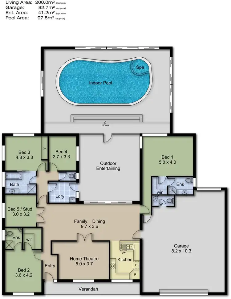 Floorplan of Homely house listing, 56 Ray Orr Drive, Mount Barker SA 5251