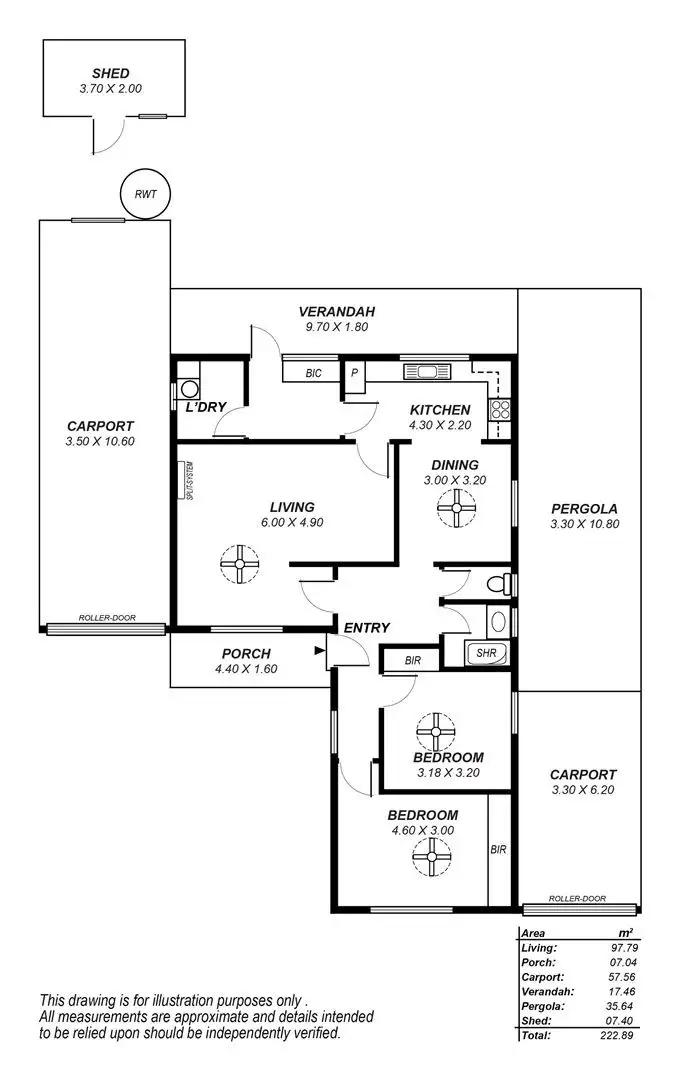 Floorplan of Homely house listing, 401 Prospect Road, Blair Athol SA 5084
