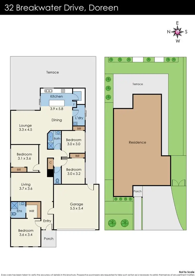 Floorplan of Homely house listing, 32 Breakwater Drive, Doreen VIC 3754