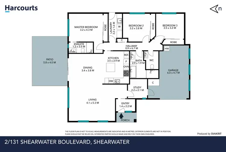 Floorplan of Homely unit listing, 2/131 Shearwater Boulevard, Shearwater TAS 7307