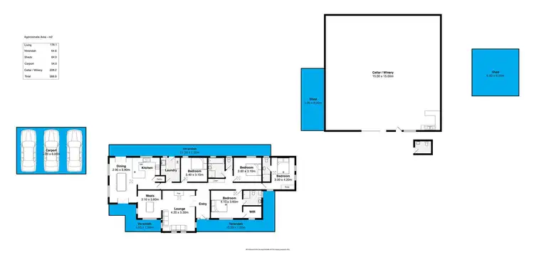 Floorplan of Homely rural property listing, 190 Binney Road, Willunga SA 5172