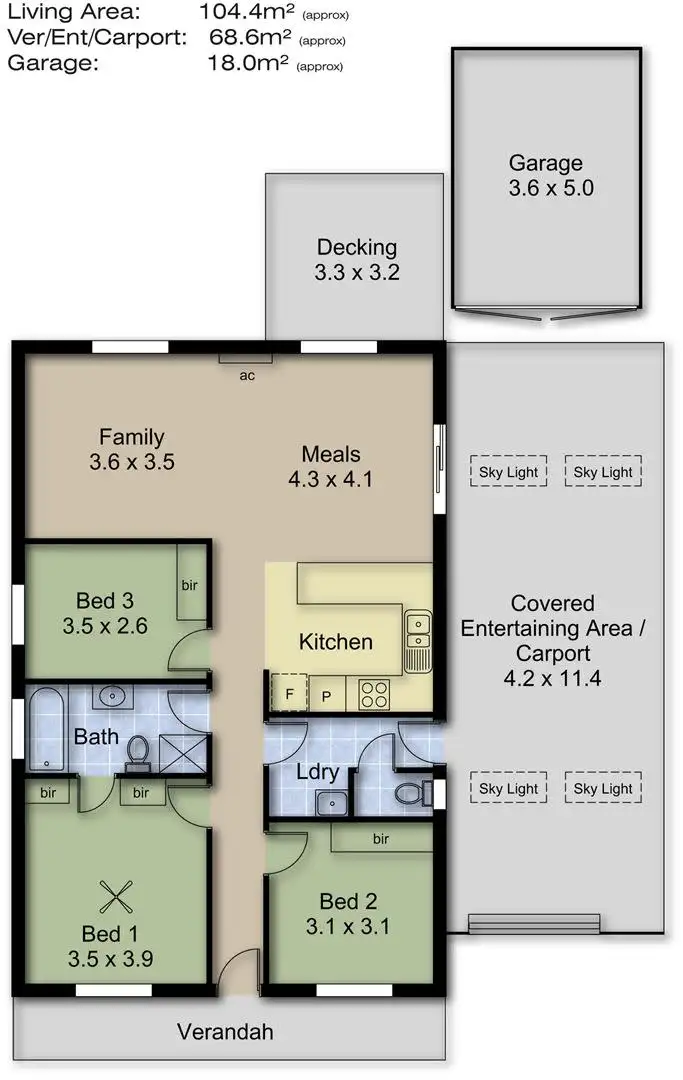 Floorplan of Homely house listing, 20 Federation Way, Nairne SA 5252