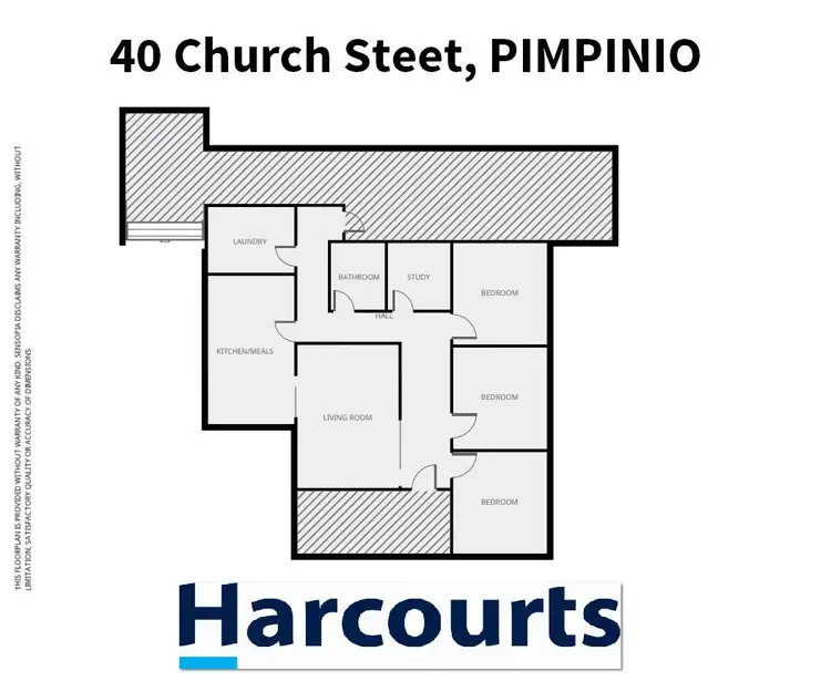 Floorplan of Homely house listing, 40 Church Street, Pimpinio VIC 3401