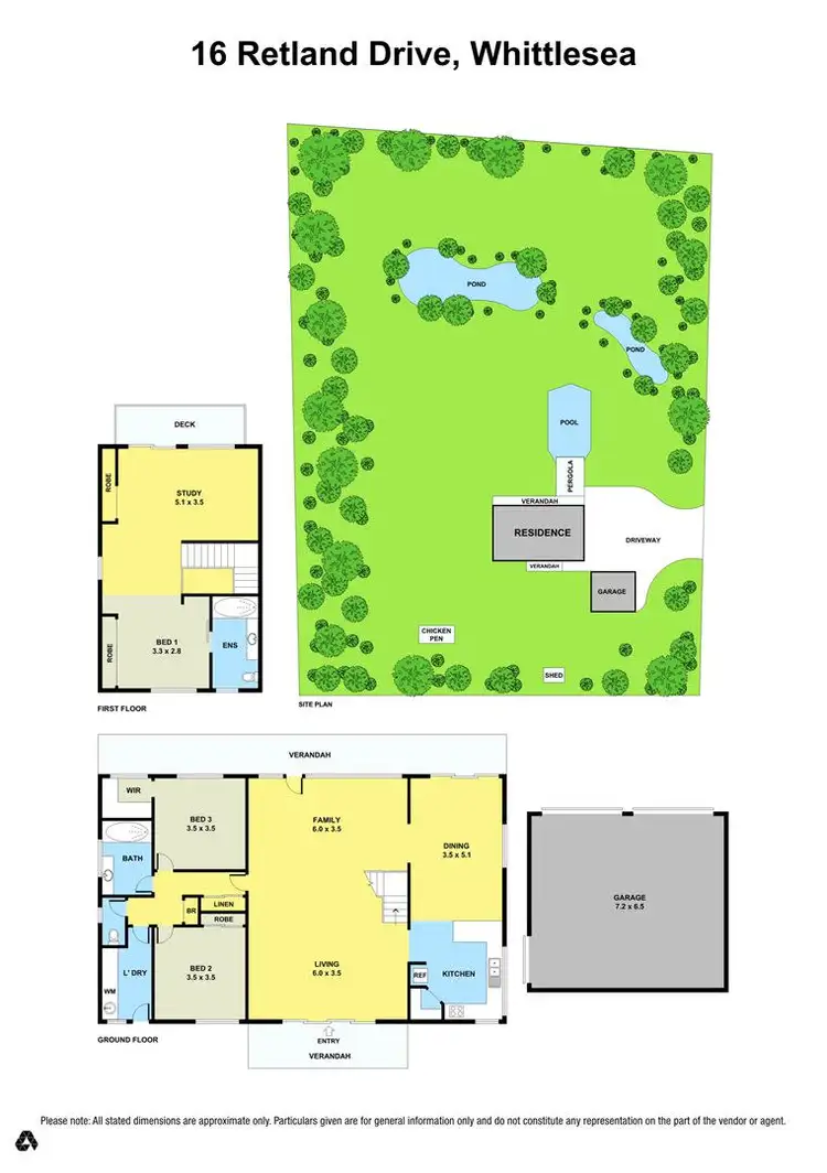 Floorplan of Homely house listing, 16 Retland Drive, Whittlesea VIC 3757