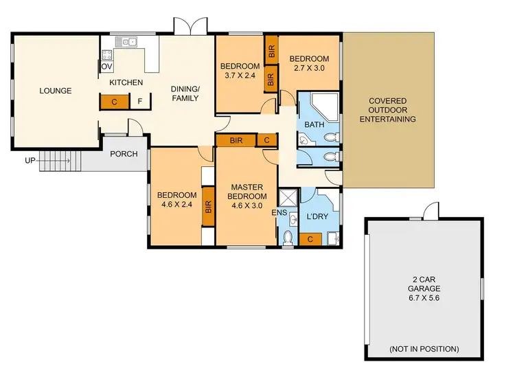 Floorplan of Homely house listing, 62 Daffodil Road, Boronia VIC 3155