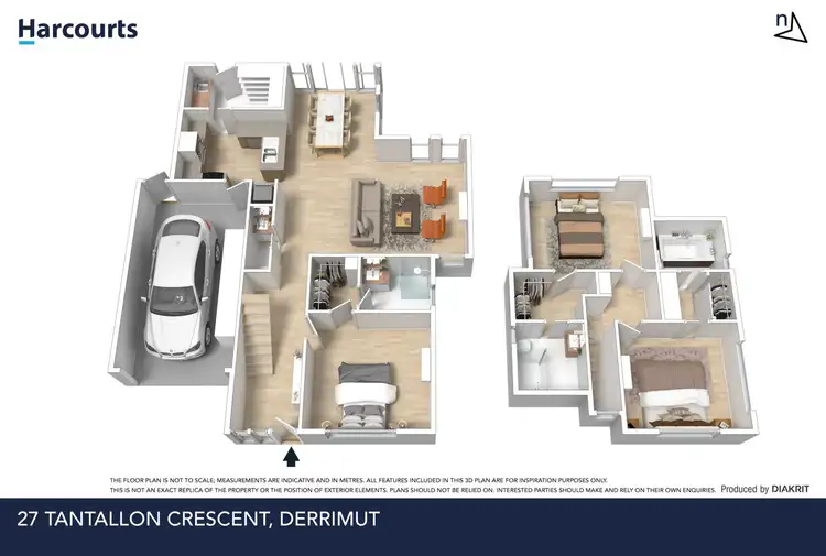 Floorplan of Homely house listing, 27 Tantallon Crescent, Derrimut VIC 3030