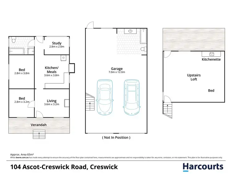 Floorplan of Homely house listing, 104 Ascot-Creswick Road, Creswick VIC 3363