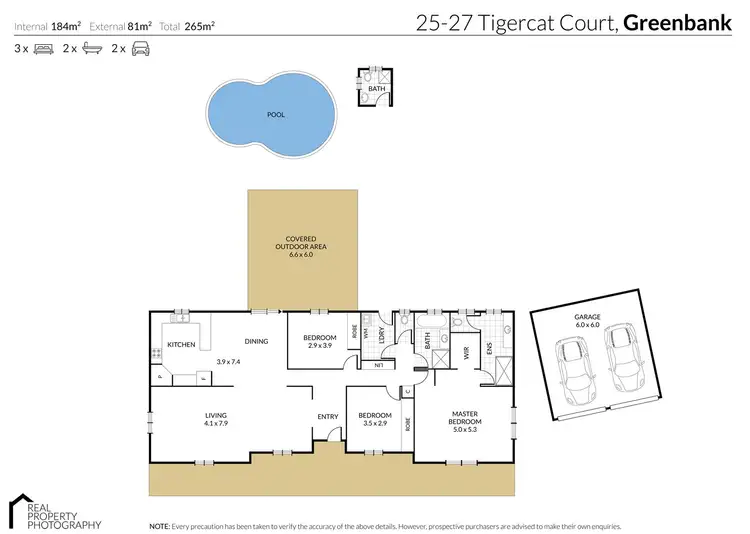 Floorplan of Homely house listing, 25-27 Tigercat Court, Greenbank QLD 4124