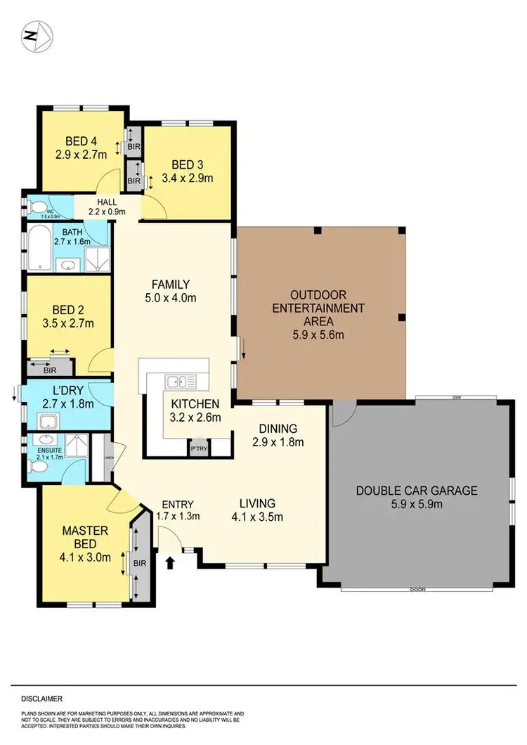 Floorplan of Homely house listing, 15 Caddy Drive, Creswick VIC 3363