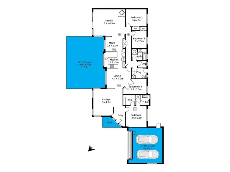 Floorplan of Homely house listing, 16 Farriers Way, Woodcroft SA 5162