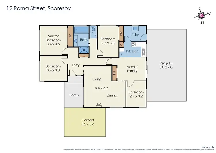 Floorplan of Homely house listing, 12 Roma Street, Scoresby VIC 3179