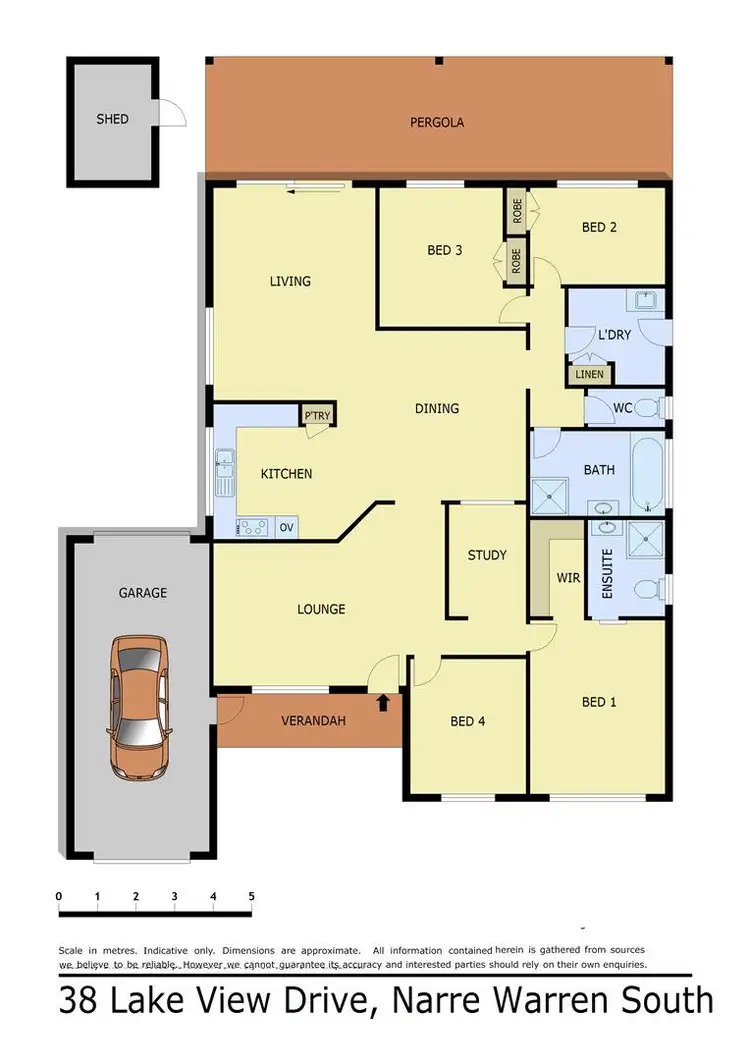 Floorplan of Homely house listing, 38 Lake View Drive, Narre Warren South VIC 3805