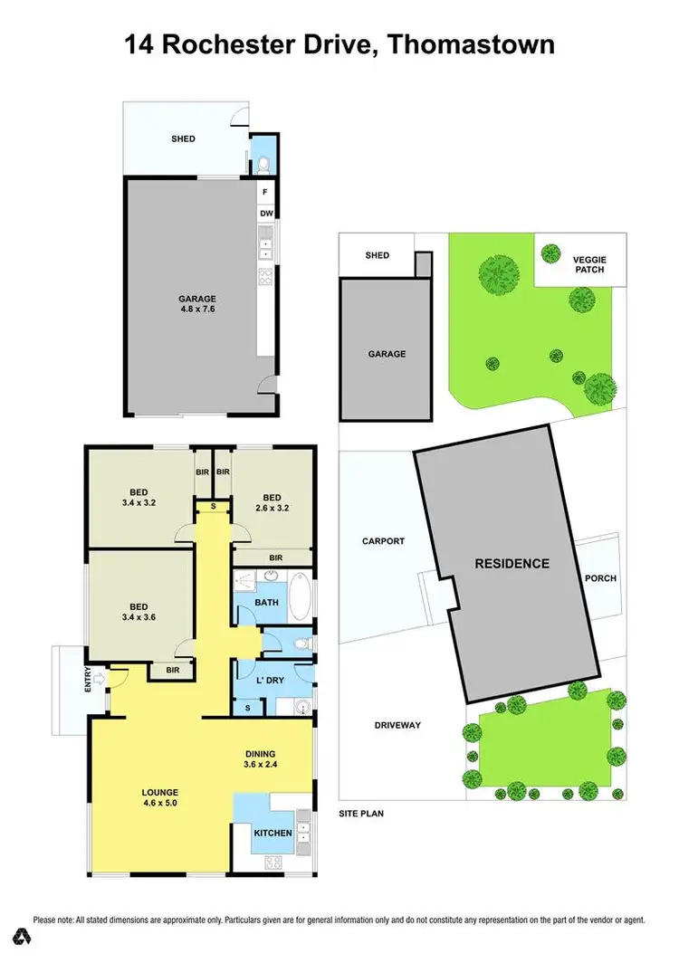 Floorplan of Homely house listing, 14 Rochester Drive, Thomastown VIC 3074