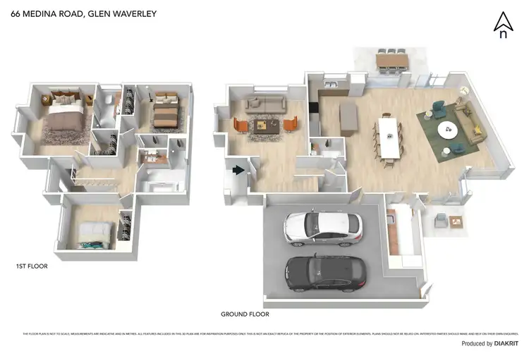Floorplan of Homely townhouse listing, 66 Medina Road, Glen Waverley VIC 3150