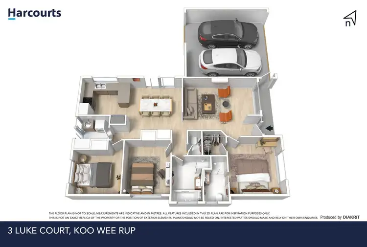 Floorplan of Homely house listing, 3 Luke Court, Koo Wee Rup VIC 3981