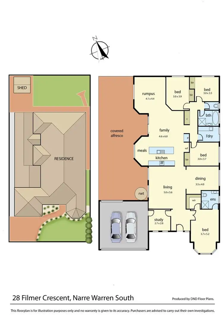 Floorplan of Homely house listing, 28 Filmer Crescent, Narre Warren South VIC 3805