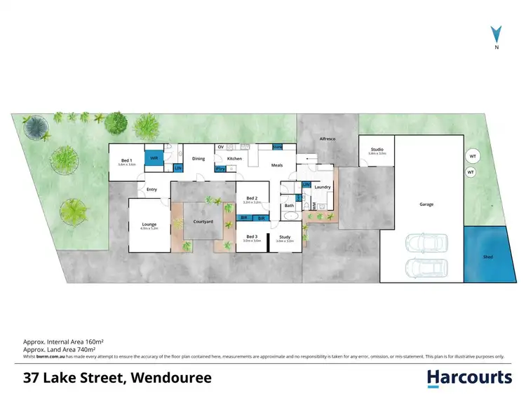 Floorplan of Homely house listing, 37 Lake Street, Wendouree VIC 3355