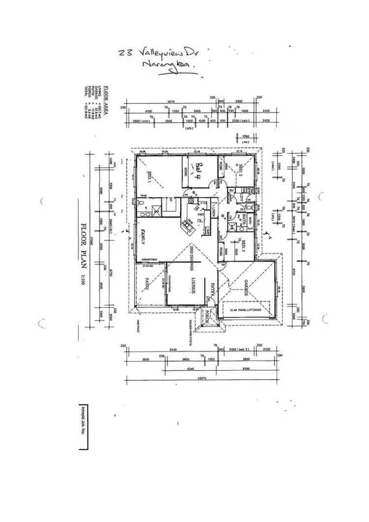 Floorplan of Homely house listing, 23 Valleyview Street, Narangba QLD 4504