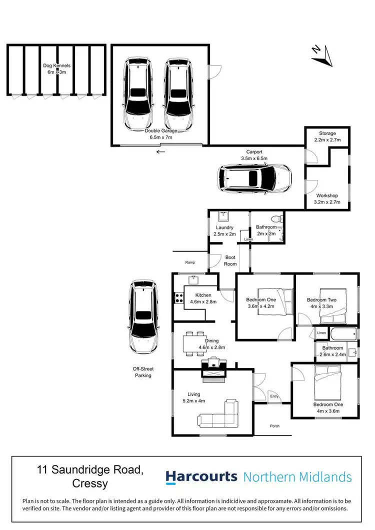 Floorplan of Homely house listing, 11 Saundridge Road, Cressy TAS 7302