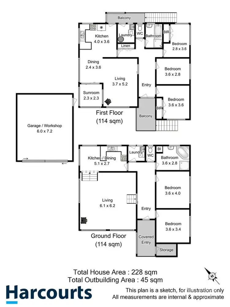 Floorplan of Homely house listing, 2A Tenth Avenue, West Moonah TAS 7009