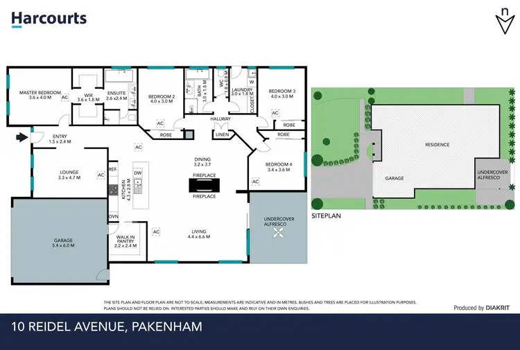 Floorplan of Homely house listing, 10 Reidel Avenue, Pakenham VIC 3810