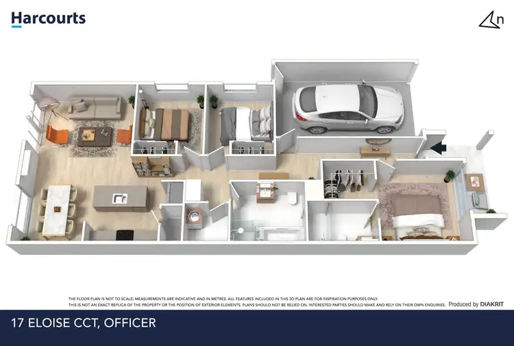 Floorplan of Homely house listing, 17 Eloise Circuit, Officer VIC 3809