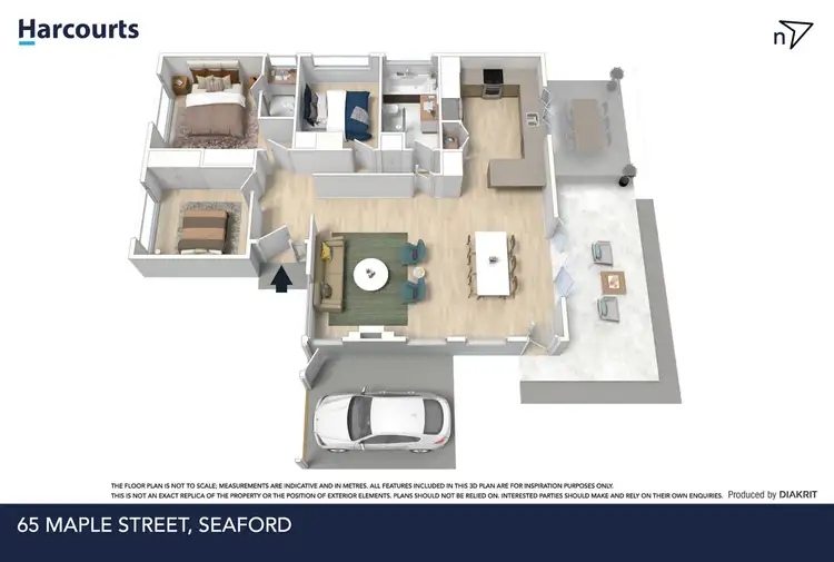 Floorplan of Homely house listing, 65 Maple Street, Seaford VIC 3198