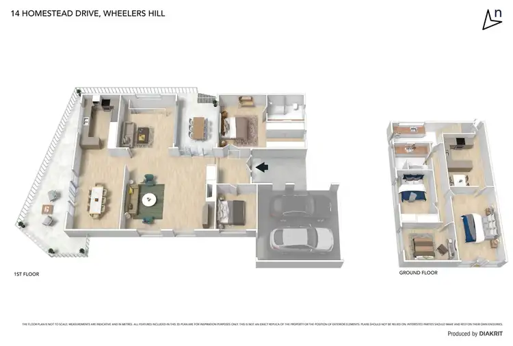 Floorplan of Homely house listing, 14 Homestead Drive, Wheelers Hill VIC 3150