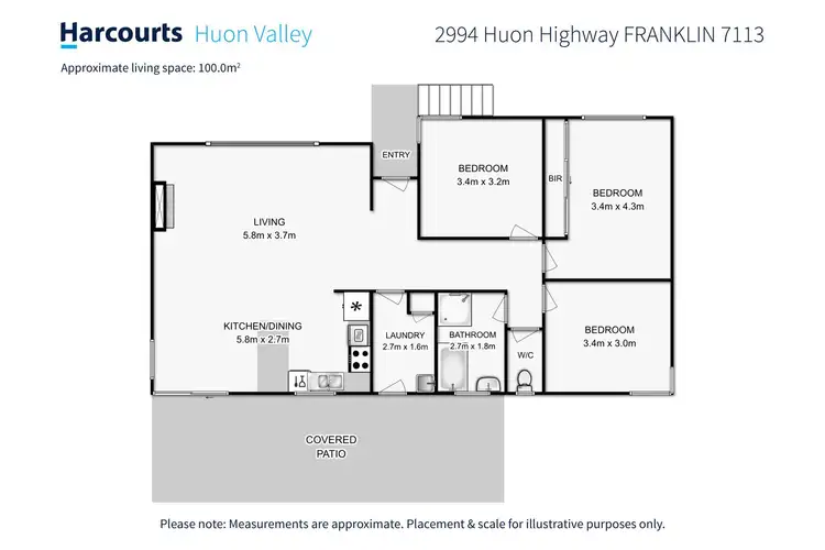 Floorplan of Homely house listing, 2994 Huon Highway, Franklin TAS 7113