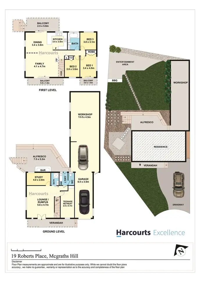 Floorplan of Homely house listing, 19 Roberts Place, Mcgraths Hill NSW 2756