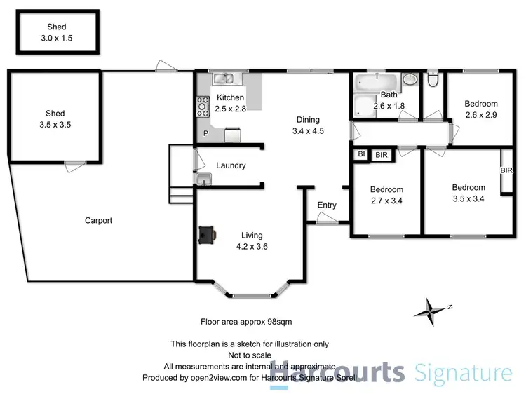 Floorplan of Homely house listing, 192 Lower Swamp Road, Lachlan TAS 7140