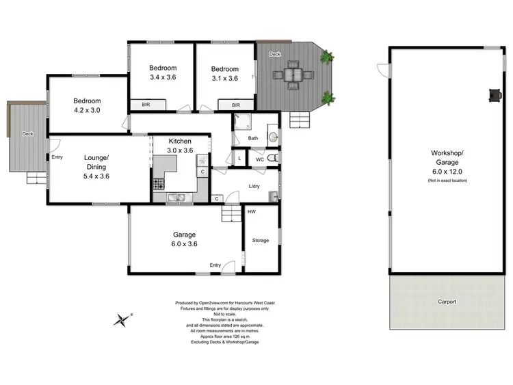 Floorplan of Homely house listing, 12 Westwood Street, Zeehan TAS 7469