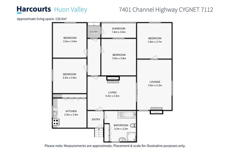 Floorplan of Homely house listing, 7401 Channel Highway, Cygnet TAS 7112