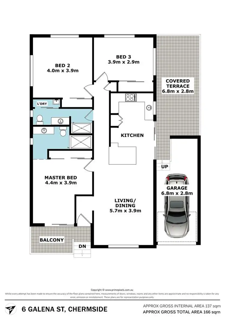 Floorplan of Homely house listing, 6 Galena Street, Chermside QLD 4032