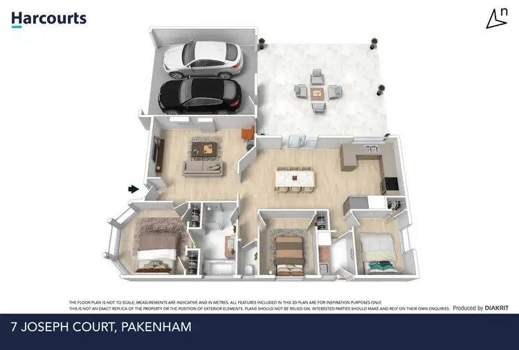 Floorplan of Homely house listing, 7 Joseph Court, Pakenham VIC 3810