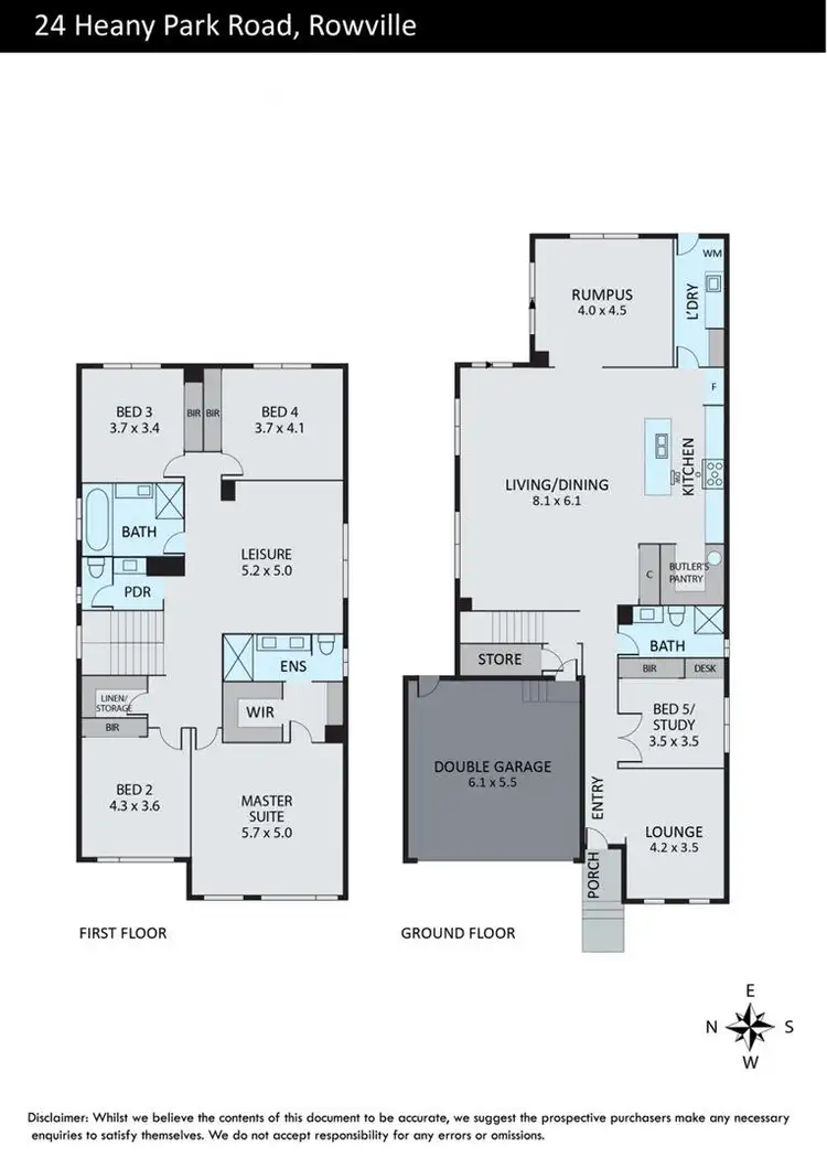 Floorplan of Homely house listing, 24 Heany Park Road, Rowville VIC 3178