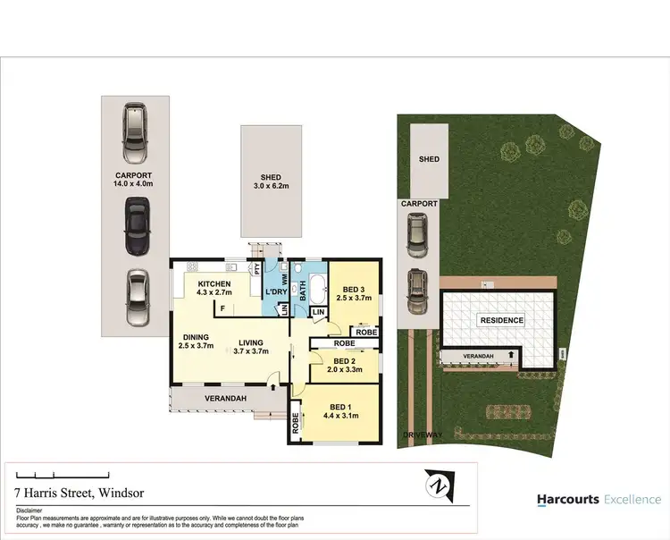 Floorplan of Homely house listing, 7 Harris Street, Windsor NSW 2756