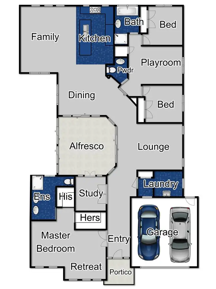 Floorplan of Homely house listing, 16 Mercia Avenue, The Basin VIC 3154